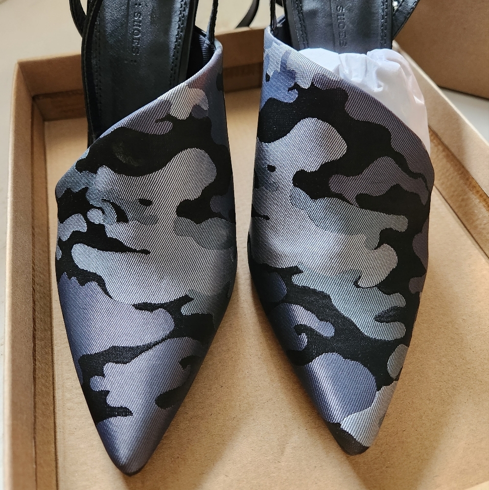 ASOS Camo strappy heels UK6 (7.5)